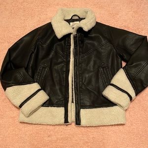 NWOT Faux Leather Jacket